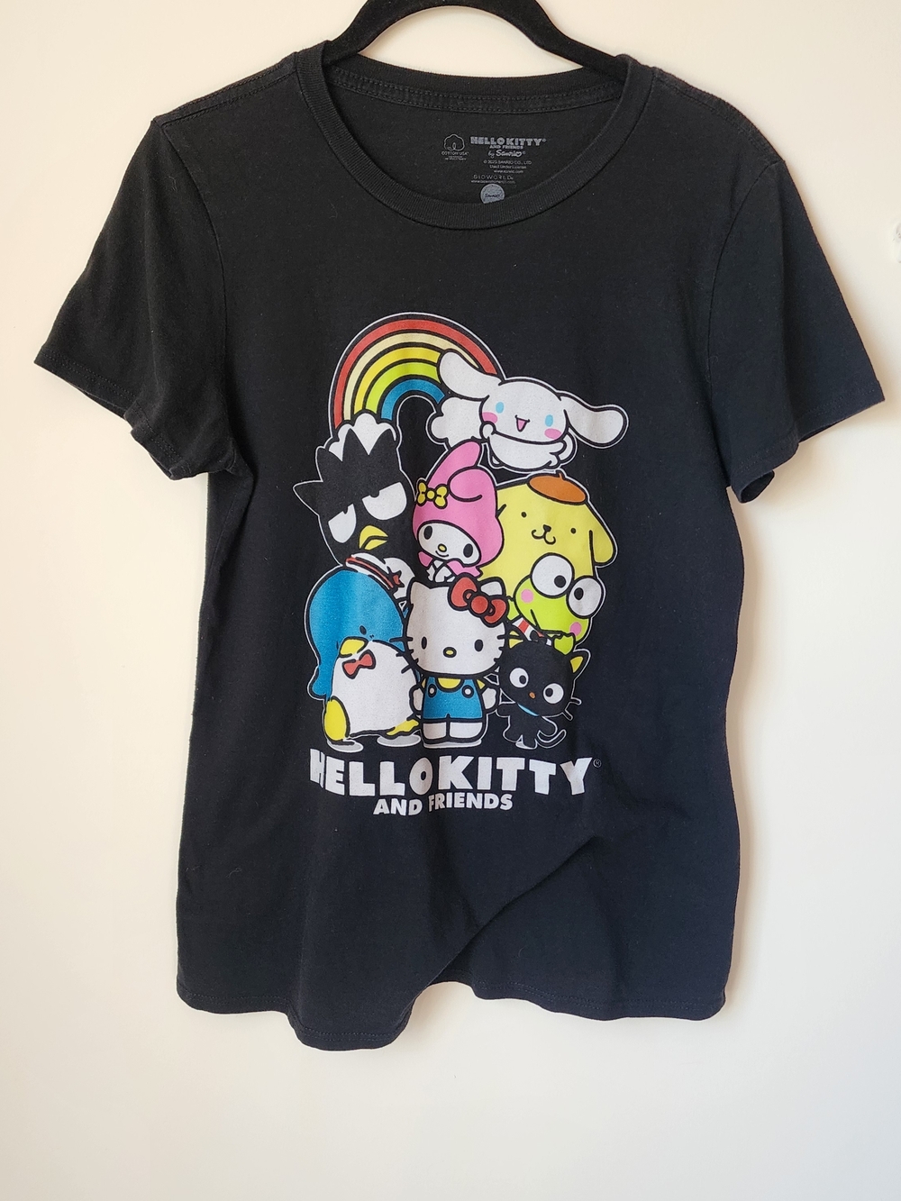 Hello Kitty Black Graphic Tee